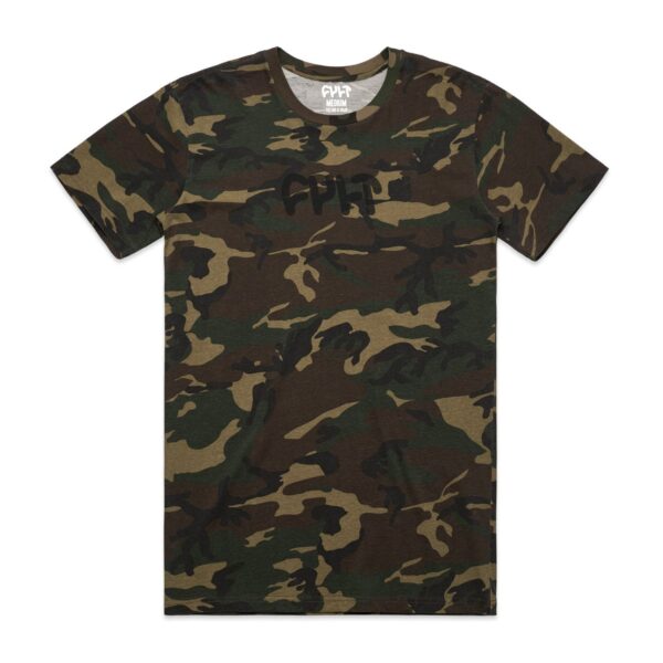 Футболка з логотипом Camo / зелена